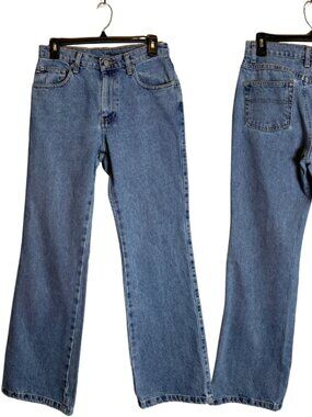 Vintage Ralph Lauren Polo Jeans Co Flare Denim Jeans Women's 6 Rigid Americana